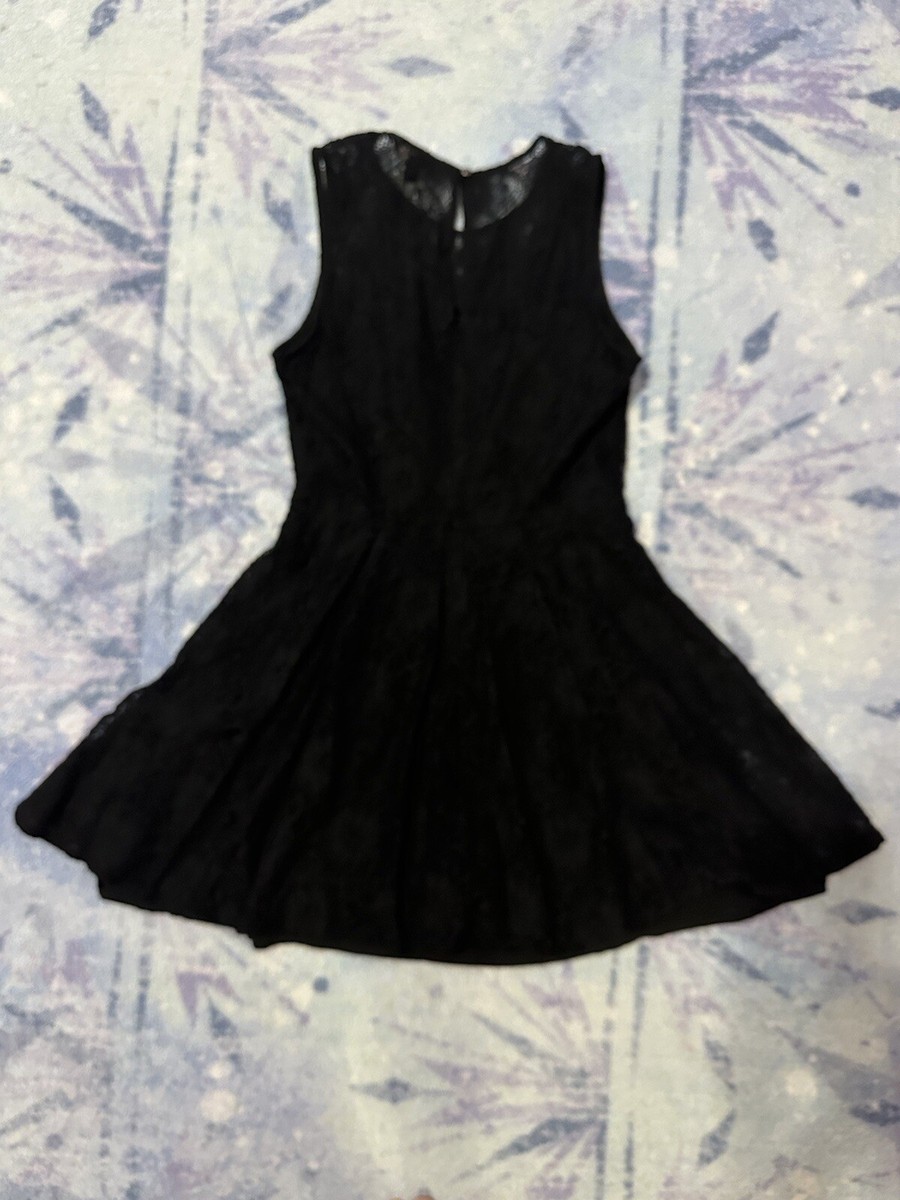 banana republic black lace dress Skater XS Size:6