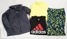 Youth Boys Lot 4 UNDER ARMOUR  ADIDAS Shorts, Track Jacket  Shirts Kids Sz S