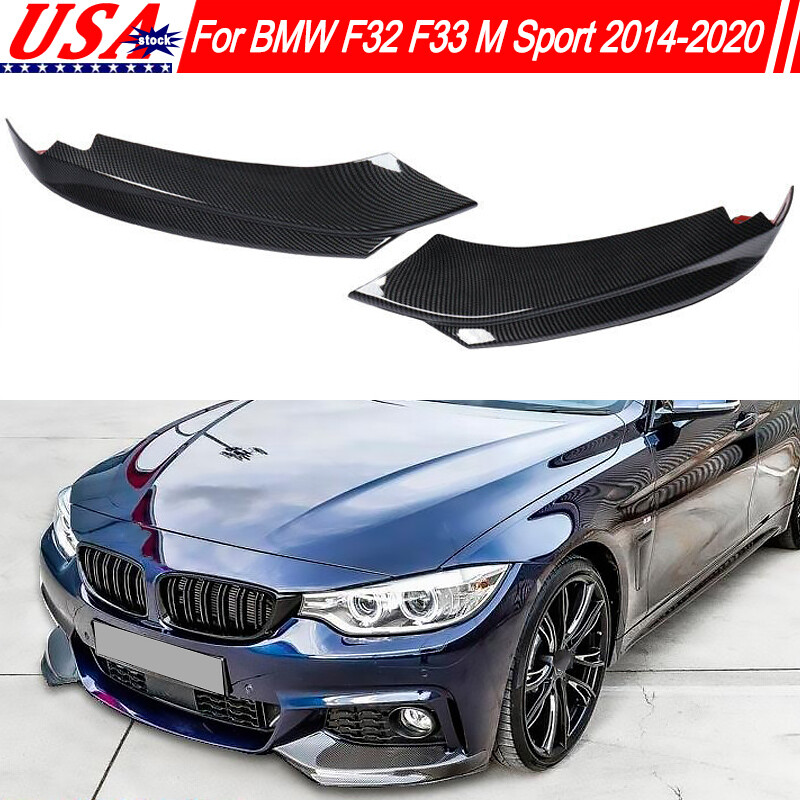 For BMW F32 F33 F36 430i M Sport 2014-2020 Carbon Fiber Look Front