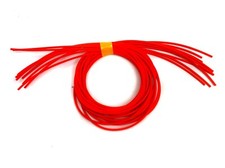 10pc x1M   3mm Silicon Fiber Glass Insulated Tube Sleeve UL 1500V 180   Red