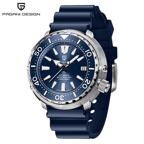 300m Diver Watch Japan Seiko PAGANI DESIGN GMT Men's Watch Mechanical  Wristwatch | eBay