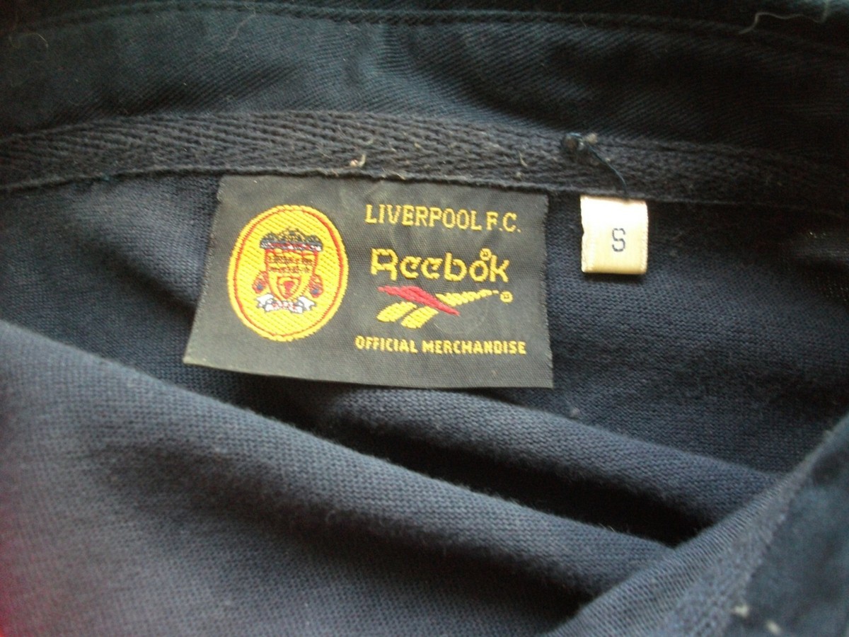 Liverpool Vintage Reebok Training Polo Shirt jersey Long