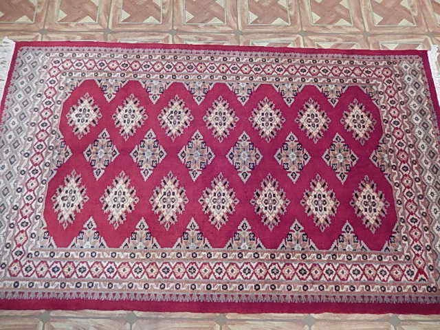 Transitional Handmade Small Rug (3x5 ) 3' x 5' Heat Berry Rug B-78049 - Image 4 of 4