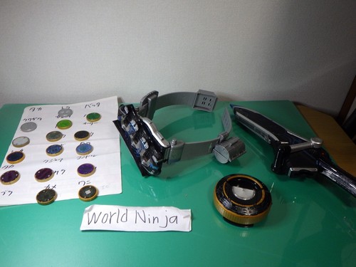 Used Kamen Rider OOO Henshin Belt DX OOO Driver Bandai Style change 15 medal Set - Picture 13 of 13