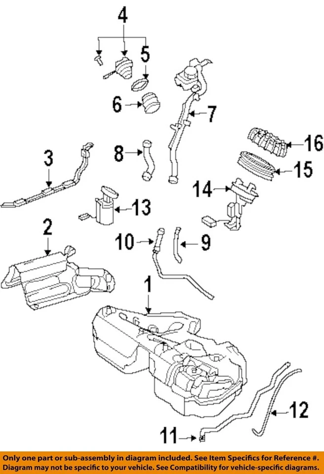 Used Fuel Tank fits: 2004 Mercedes-benz Mercedes e-class 211 Type E280 Grade A - Image 3 of 4