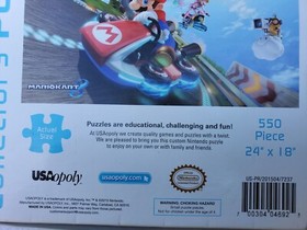 Super Mario Bros Mariokart Nintendo NES Collector&rsquo;s Puzzle 550 piece 18" x 24"