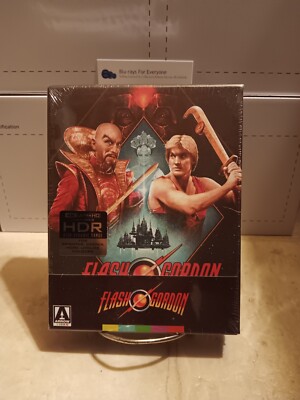 Flash Gordon 4K Limited Edition UHD Blu-ray [1980] Arrow Slip Box Ships Next Day