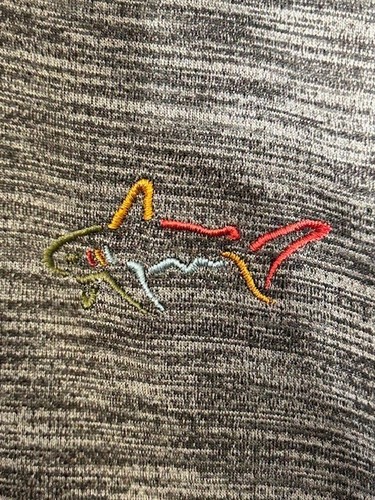 Play Dry Polo Shirt Mens - Greg Norman Size XL Grey Gray Collared Button - Bild 3 von 10