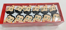 Vintage 90  s Betty Boop Shower Curtain Hooks Set Of 12 Decor-New In Box