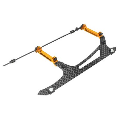Microheli Aluminum/Carbon Fiber Landing Gear (GOLD) - OMP Hobby M2 V3 PRO