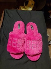 BEBE Women's Memory Foam Slippers Size 9 Indoor Outdoor