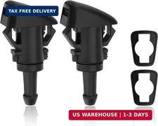 ASUBHA 2PCS Front Windshield Washer Nozzles, Windshield Wiper Sprayer Nozzle Jet