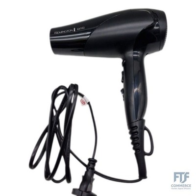 Remington Haartrockner Ionen schwarz 2200W. Diffusor & Stylingdüse fehlen.