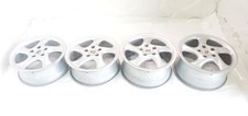 1999 2000 Porsche Boxster OEM Set Of 4 Wheel Rims 18in Turbo Twist Curb Rash 