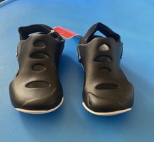 Nike Sunray   Protect 3 Kid  s Sandals Sz 8 Black  White New w/Box