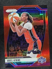2024 Panini Prizm WNBA #56 Ariel Atkins Red Prizms #/299 Washington Mystics