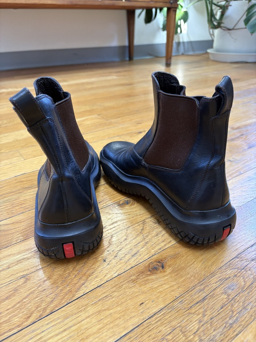 Vintage Y2K Prada Chelsea Boots FW 1999 Collection US Women's 5.5