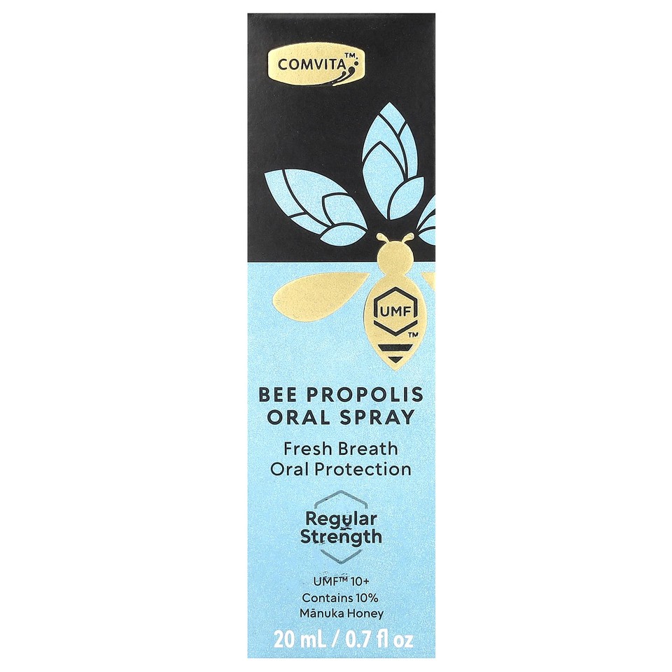 Bee Propolis Oral Spray, Regular Strength, UMF 10+, 0.7 fl oz (20 ml)