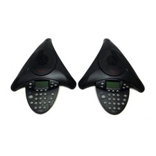  Lot of 2 Avaya 1692 IP 2201-15680-001 Business Conference Stations 12ft Range