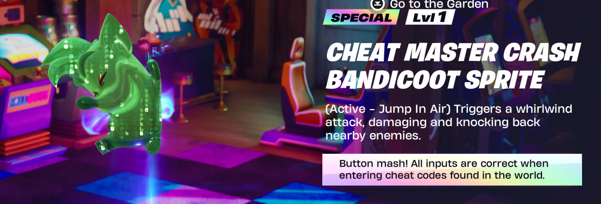 Battle Royale CheatMaster Crash Bandicoot Sprite