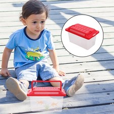  Desk Pet Habitat Containers Snake Terrarium Aquatic Turtle Decor