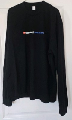 YouTube Gaming x Bent Pixels Open House Long Sleeve Event Promo Shirt Black  XL