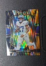 2025 Panini Select Premier Level Jarquez Hunter #119 Black & Gold Prizm (RC)