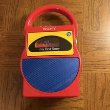 Sony My First Sony Cassette Player/Recorder Built-In Mic Headphone Jack RGB
