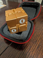 NEW Olight Infinity Arkfeld Aluminum Cube & Case - Collectible Fidget Toy Swag