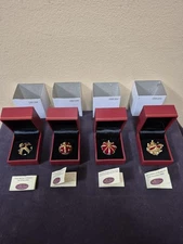 Vtg. Imperial Treasures - Miniature Royal Crowns - Lot of 4 - M&M Watch Co.