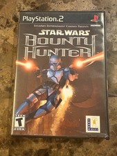 Star Wars Bounty Hunter PlayStation 2 PS2 w Blockbuster Case