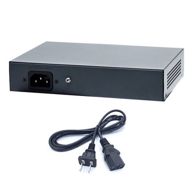 10 Port Gigabit PoE Switch +2 Gig Uplink Power Over Ethernet 120W for IP Cameras