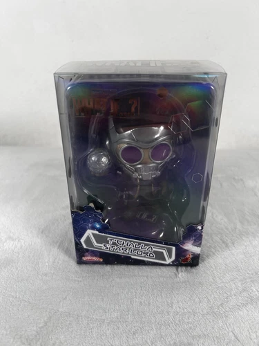 T'Challa Star-Lord Cosbaby Bobble-Head de Hot Toys - Marvel ¿Y si...? Nuevo