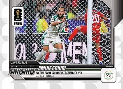 2026 PANINI INSTANT FIFA WORLD CUP USA #98 AMINE GOUIRI ALGERIA PREORDER