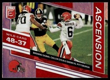 2021 Donruss Elite Ascension Baker Mayfield #A6 Cleveland Browns