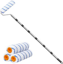 Paint Roller with Extended Detachable Pole Ha...