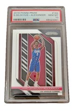 Shai Gilgeous-Alexander RC PSA 10 2018 Panini Prizm #184 Card