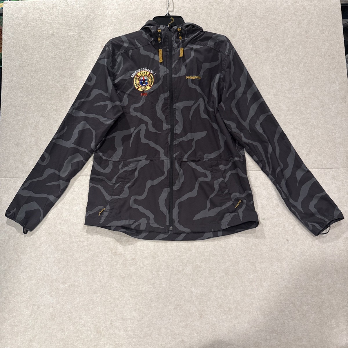 Patagonia Stretch Terre Planing Camo Hoody Jacket Mens S
