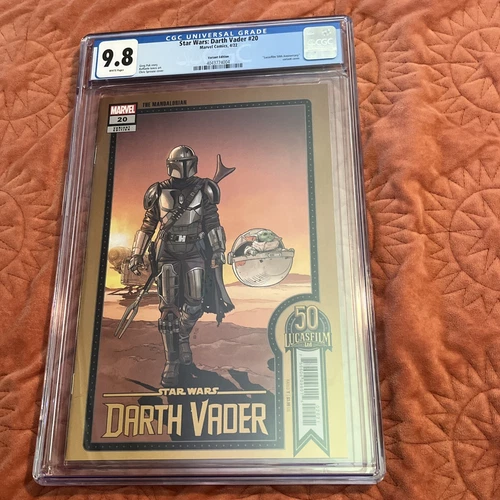 Star Wars Darth Vader #20 CGC 9.8    Sprouse Variant 1st Mando, Grogu  1st PRINT
