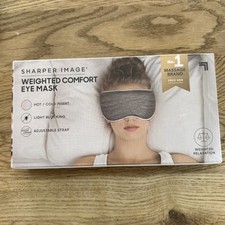 View Sharper Image Weighted Comfort Eye Mask Light Blocking, Hot/Cold Insert on eBay Sharper Image Weighted Comfort Eye Mask Light Blocking, Hot/Cold Insert