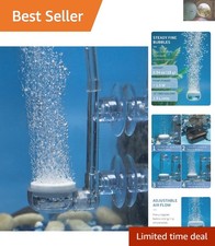 Compact 0.9 Inch Air Stone Kit with Adjustable Flow for Optimal Aquarium Health