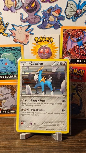 Cobalion Holo Rare Noble Victories 84/101 Pokemon Card - Lightly Played