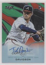 2021 Topps Fire Auto Green 37/75 Tucker Davidson #AV-TD Auto 0s1o