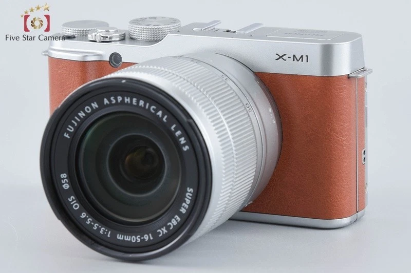 Fujifilm X-M1 Brown 16.3 MP Digital Camera 16-50 50-230 Lenses w/ Box - Image 2 of 4