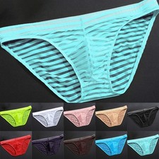 Boxer uomo sexy sottile trasparente slip intimo vita bassa mutandine