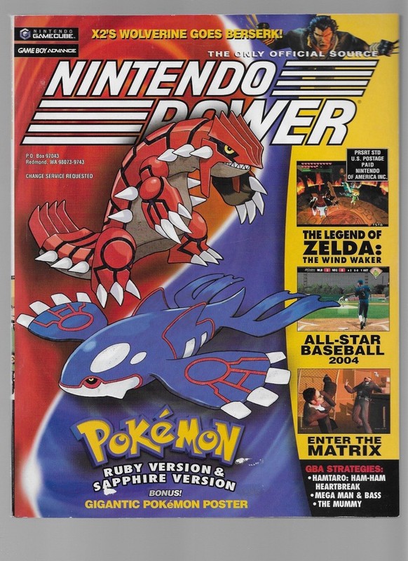 Nintendo Power Magazine #167 w/Pokemon & Hobbit Poster Inserts