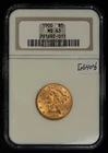 1900 G$5 Liberty Head Gold Half Eagle - NGC MS 63 - SKU-G6408