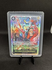 Mr.2.Bon.Kurei (Bentham) OP14-091 One Piece TCG The Azure Sea's Seven SR NM