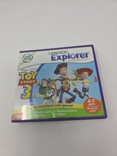 Leap Frog Leapster Explorer TOY STORY 3 Learning Game w/ Case  Manual Working 