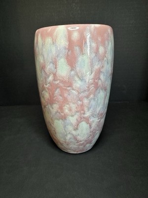 Royal Haeger Pottery Vase Pastel Pink/Blue/Lavender  No Chip/cracks D1001